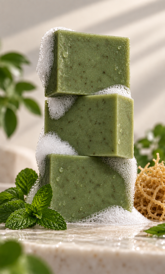 Moringa + Mint Seamoss Soap